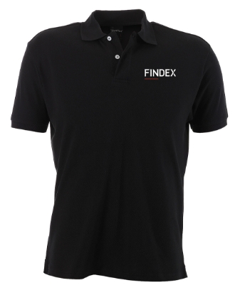 Picture of Mens Slim Cut Black Polo Shirt