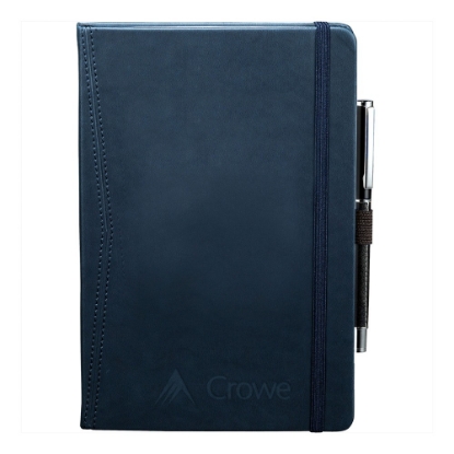 Picture of A5 Pedova Pocket Bound Journal Book - Dark Blue