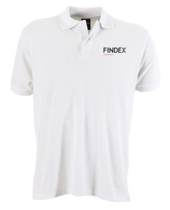 Picture of Mens Slim Cut White Polo Shirt