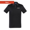 Picture of Mens Lightweight Black/Silver Polo